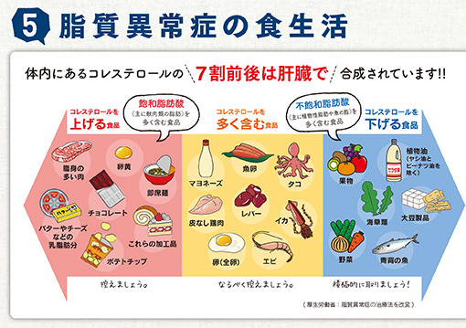 健康づくり応援シリーズ① 脂質異常症を予防しよう！ 中性脂肪LDLコレステロールが気になるあなたへ｜ 一般のみなさまへ | 神奈川県国民健康