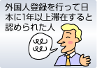 �O���l�o�^���s���ē��{��1�N�ȏ�؍݂���l